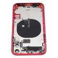 Back Housing W/ Small Components Pre-Installed For iPhone 11 (No Logo) (Aftermarket Plus) (Red)