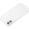Back Housing W/ Small Components Pre-Installed For iPhone 11 (No Logo) (Aftermarket Plus) (White)