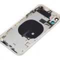 Back Housing W/ Small Components Pre-Installed For iPhone 11 (No Logo) (Aftermarket Plus) (White)