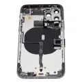 Back Housing W/ Small Components Pre-Installed For iPhone 11 Pro (No Logo) (Aftermarket Plus) (Space Gray)