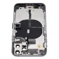 Back Housing W/ Small Components Pre-Installed For iPhone 11 Pro (No Logo) (Aftermarket Plus) (Space Gray)