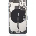 Back Housing W/ Small Components Pre-Installed For iPhone 11 Pro (No Logo) (Aftermarket Plus) (Midnight Green)