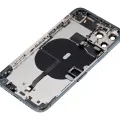 Back Housing W/ Small Components Pre-Installed For iPhone 11 Pro (No Logo) (Aftermarket Plus) (Midnight Green)
