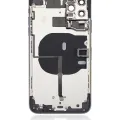 Back Housing W/ Small Components Pre-Installed For iPhone 11 Pro Max (No Logo) (Aftermarket Plus) (Space Gray)