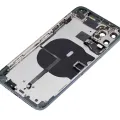 Back Housing W/ Small Components Pre-Installed For iPhone 11 Pro Max (No Logo) (Aftermarket Plus) (Midnight Green)