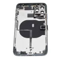 Back Housing W/ Small Components Pre-Installed For iPhone 11 Pro Max (No Logo) (Aftermarket Plus) (Midnight Green)
