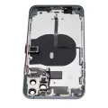 Back Housing W/ Small Components Pre-Installed For iPhone 11 Pro Max (No Logo) (Aftermarket Plus) (Midnight Green)