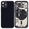 Back Housing W/ Small Parts For iPhone 12 Mini (US Version) (Aftermarket Plus) (Black)