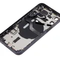 Back Housing W/ Small Parts For iPhone 12 Mini (US Version) (Aftermarket Plus) (Black)