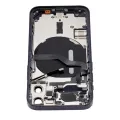 Back Housing W/ Small Parts For iPhone 12 Mini (US Version) (Aftermarket Plus) (Black)