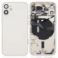 Back Housing W/ Small Parts For iPhone 12 Mini (US Version) (Aftermarket Plus) (White)