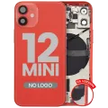 Back Housing W/ Small Parts For iPhone 12 Mini (US Version) (Aftermarket Plus) (Red)