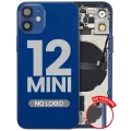 Back Housing W/ Small Parts For iPhone 12 Mini (US Version) (Aftermarket Plus) (Blue)