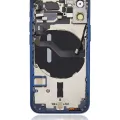Back Housing W/ Small Parts For iPhone 12 Mini (US Version) (Aftermarket Plus) (Blue)
