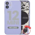 Back Housing W/ Small Parts For iPhone 12 Mini (US Version) (Aftermarket Plus) (Purple)