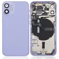 Back Housing W/ Small Parts For iPhone 12 Mini (US Version) (Aftermarket Plus) (Purple)