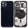 Back Housing W/ Small Parts For iPhone 12 (US Version) (Aftermarket Plus) (Black)
