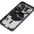 Back Housing W/ Small Parts For iPhone 12 (US Version) (Aftermarket Plus) (Black)