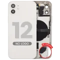 Back Housing W/ Small Parts For iPhone 12 (US Version) (Aftermarket Plus) (White)