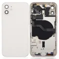 Back Housing W/ Small Parts For iPhone 12 (US Version) (Aftermarket Plus) (White)
