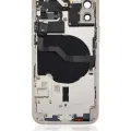 Back Housing W/ Small Parts For iPhone 12 (US Version) (Aftermarket Plus) (White)