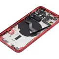 Back Housing W/ Small Parts For iPhone 12 (US Version) (Aftermarket Plus) (Red)