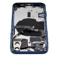 Back Housing W/ Small Parts For iPhone 12 (US Version) (Aftermarket Plus) (Blue)