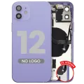 Back Housing W/ Small Parts For iPhone 12 (US Version) (Aftermarket Plus) (Purple)
