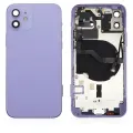 Back Housing W/ Small Parts For iPhone 12 (US Version) (Aftermarket Plus) (Purple)