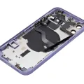 Back Housing W/ Small Parts For iPhone 12 (US Version) (Aftermarket Plus) (Purple)