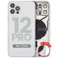 Back Housing W/ Small Parts For iPhone 12 Pro (US Version) (Aftermarket Plus) (Silver)