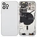 Back Housing W/ Small Parts For iPhone 12 Pro (US Version) (Aftermarket Plus) (Silver)