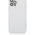 Back Housing W/ Small Parts For iPhone 12 Pro (US Version) (Aftermarket Plus) (Silver)