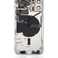 Back Housing W/ Small Parts For iPhone 12 Pro (US Version) (Aftermarket Plus) (Silver)
