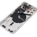 Back Housing W/ Small Parts For iPhone 12 Pro (US Version) (Aftermarket Plus) (Silver)