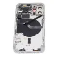 Back Housing W/ Small Parts For iPhone 12 Pro (US Version) (Aftermarket Plus) (Silver)