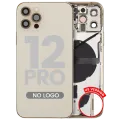 Back Housing W/ Small Parts For iPhone 12 Pro (US Version) (Aftermarket Plus) (Gold)