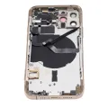 Back Housing W/ Small Parts For iPhone 12 Pro (US Version) (Aftermarket Plus) (Gold)