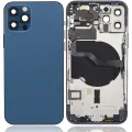 Back Housing W/ Small Parts For iPhone 12 Pro (US Version) (Aftermarket Plus) (Pacific Blue)