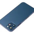 Back Housing W/ Small Parts For iPhone 12 Pro (US Version) (Aftermarket Plus) (Pacific Blue)