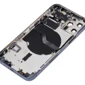 Back Housing W/ Small Parts For iPhone 12 Pro (US Version) (Aftermarket Plus) (Pacific Blue)