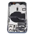 Back Housing W/ Small Parts For iPhone 12 Pro (US Version) (Aftermarket Plus) (Pacific Blue)