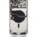 Задня кришка з малими деталями для iPhone 12 Pro Max (US Version) (Aftermarket Plus) (сріблястий)