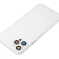 Задня кришка з малими деталями для iPhone 12 Pro Max (US Version) (Aftermarket Plus) (сріблястий)