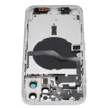 Задня кришка з малими деталями для iPhone 12 Pro Max (US Version) (Aftermarket Plus) (сріблястий)