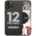 Задня кришка з малими деталями для iPhone 12 Pro Max (US Version) (Aftermarket Plus) (графітовий)