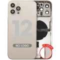 Задня кришка з малими деталями для iPhone 12 Pro Max (US Version) (Aftermarket Plus) (золотий)