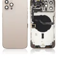 Задня кришка з малими деталями для iPhone 12 Pro Max (US Version) (Aftermarket Plus) (золотий)