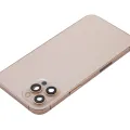 Задня кришка з малими деталями для iPhone 12 Pro Max (US Version) (Aftermarket Plus) (золотий)