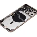 Задня кришка з малими деталями для iPhone 12 Pro Max (US Version) (Aftermarket Plus) (золотий)